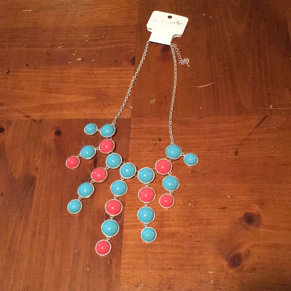 Turquoise and Pink necklace